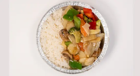 Tofu Veggie Stir Fry with Steamed Rice - Stir Fry Delivery in Steventon OX13