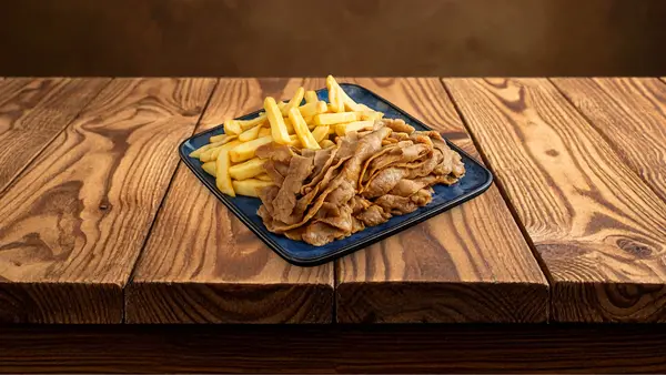 Doner Meat on Chips