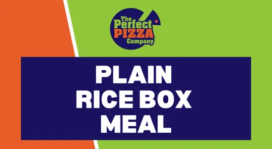 Plain Rice Box Meal