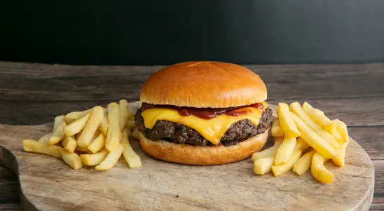 Little Cheeseburger Meal - Beef Burger Delivery in Reading RG1
