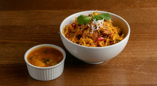 V2. Vegan Chicken Biryani 🌶🌶 (VE)