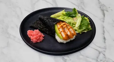 Chicken Katsu Avocado Temaki