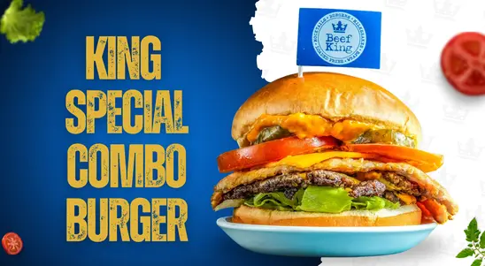 King Special Combo Burger - Number 1 Delivery in Dunstable LU6