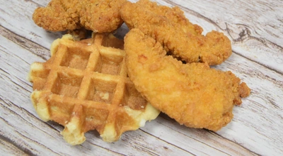 Hot Honey Chicken Waffle