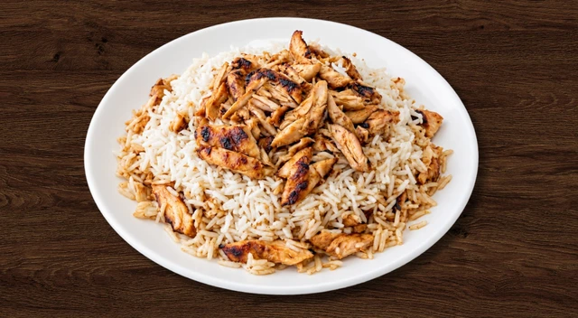 Rice & Chicken Shish