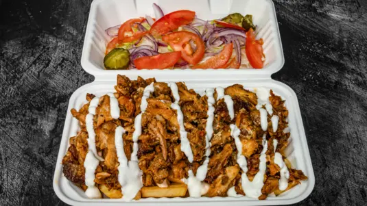 Chicken Doner Box with Fries 8" - Burger Delivery in Rumbow Cottages B62