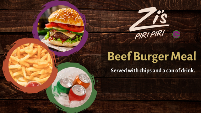 Zi's Beef Burger Meal