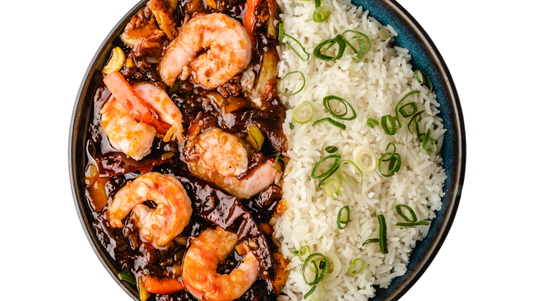 Dynamite Kung Pao - Jumbo Prawns - Vegan Delivery in The Ridges RG40