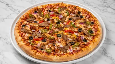 Kebab Pizza