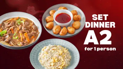 Set Dinner A2 for 1 Person