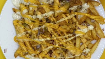 Loaded Fries with Chicken