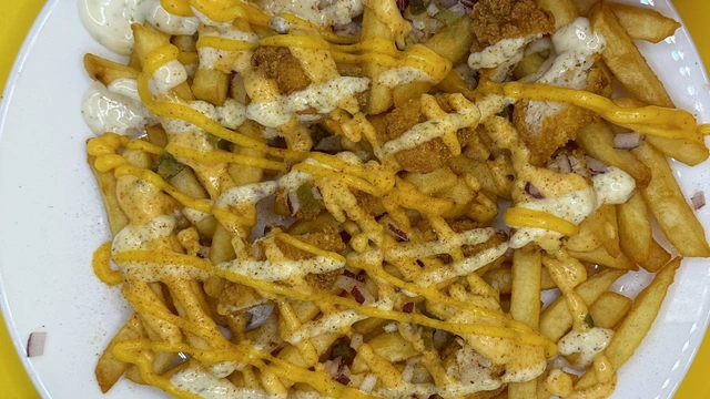 Loaded Fries with Chicken