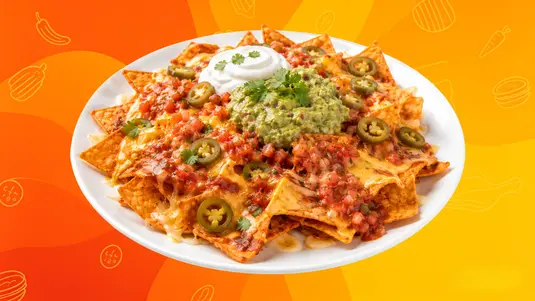 Chili tortilla chips, salsa, melted chips, guacamole, sour cream, jalapeno — collection in Ruxley DA14