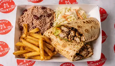 Jerk Wrap Combo
