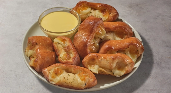 Garlic Cheese Papa Bites