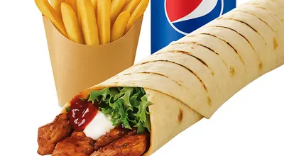 Jerk Chicken Wrap Meal