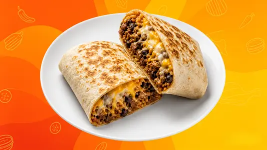 Beef Burrito with Cheese  (original style, toasted)