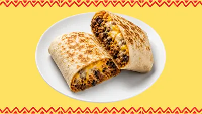 Beef Burrito with Cheese  (original style, toasted)