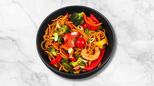 Prawn Katsu Soba Noodles