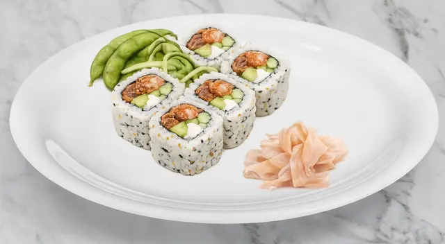 Vegetable Tempura & Kanpyo Uramaki (8pcs)