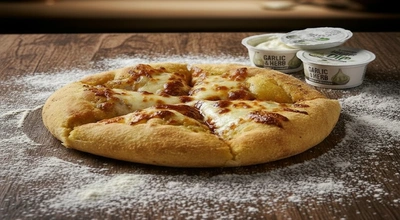 2 Garlic Pizza Breads (V)
