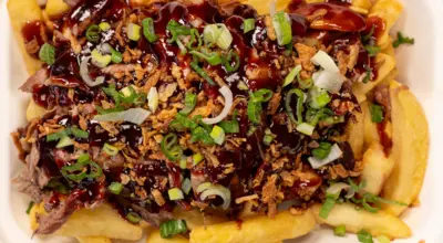 Crispy Duck Loaded Fries