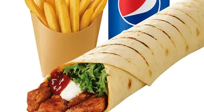 Tandoori Chicken Tikka Wrap Meal