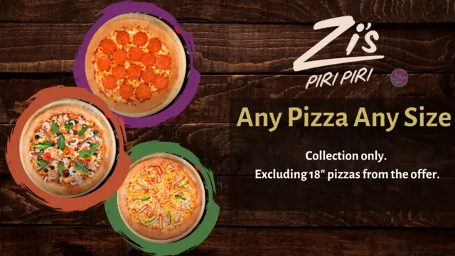 Any Pizza Any Size