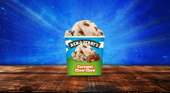 Ben & Jerry's - Caramel Chew Chew - Yummie Pizza Collection in Preston BN1