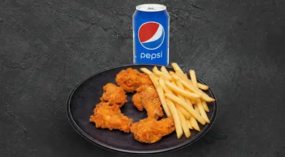 #1 - 5 Wings Meal
