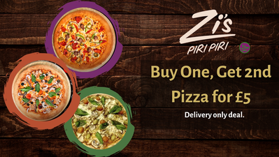Buy One Get 2nd Pizza for £5