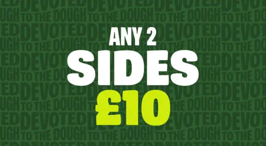 Any 2 Sides £10