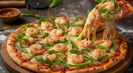 Garlic Butter Prawns and Chilli - Pizza Corner Collection in Bristol BS1