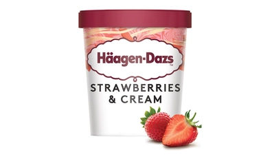Häagen-Dazs - Strawberries & Cream