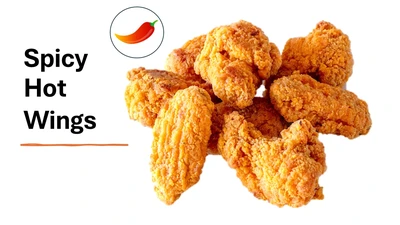8 Spicy Hot Wings