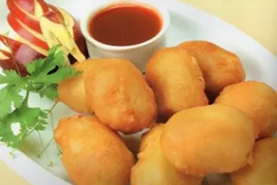 Crispy Balls with Sweet & Sour Sauce