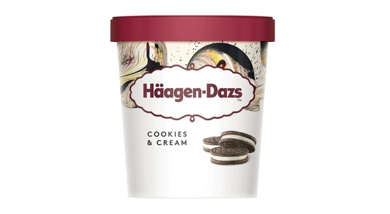 Häagen-Dazs - Cookies & Cream - Bubble Tea Delivery in The Slade RG7