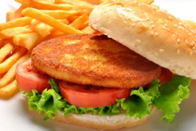 Chicken Burger with Chips