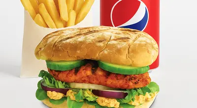 Chicken Delight Burger Meal - Collection Only