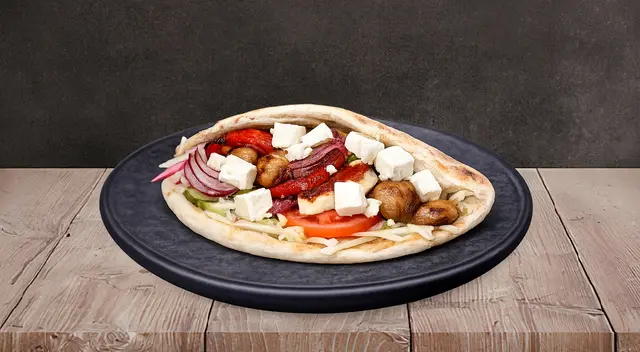 Veggie & Feta Kebab In Pita