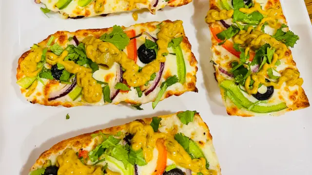 Coriander Cheesy Bread