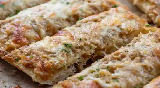 French Garlic Bread with Cheese & Onion
