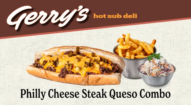 Philly Cheese Steak Queso Combo Deal