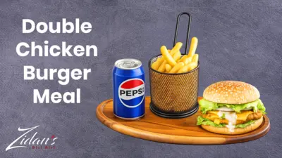 Double Breast Burger Meal