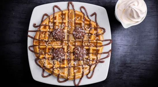 Ferrero Rocher Waffle - Burger Delivery in The Rookery WD19