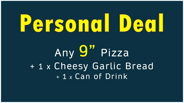 Personal Deal 9"