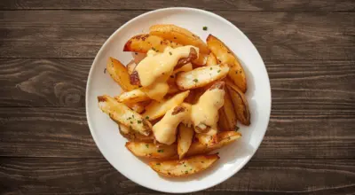 Potato Wedges with Cheese