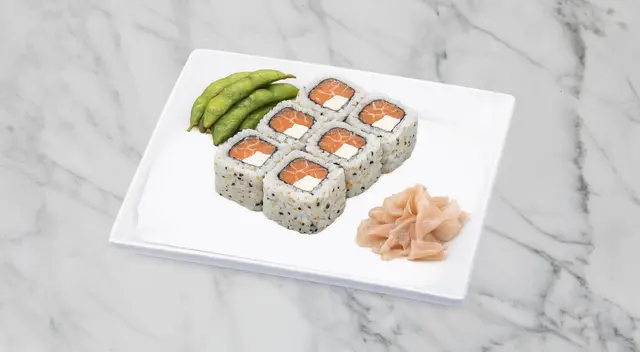 Salmon Cream Cheese Uramaki (8pcs)