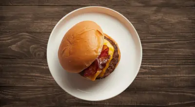 1/4 Direct Pounder with Bacon & Cheese