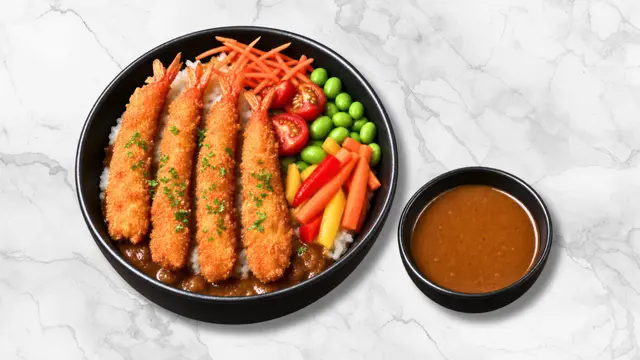 Pumpkin Katsu Curry Rice